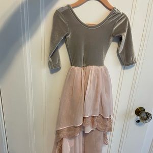 Pleiades grey and pink dress.